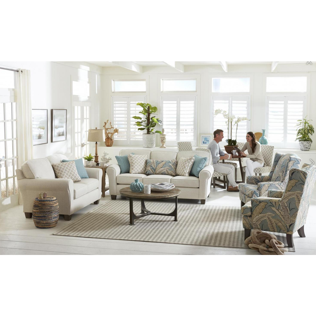 Annabel Sock Arm Sofa-Customizable - Chapin Furniture