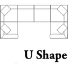 Bowe Modular Sectional- U Shape Slate - Chapin Furniture