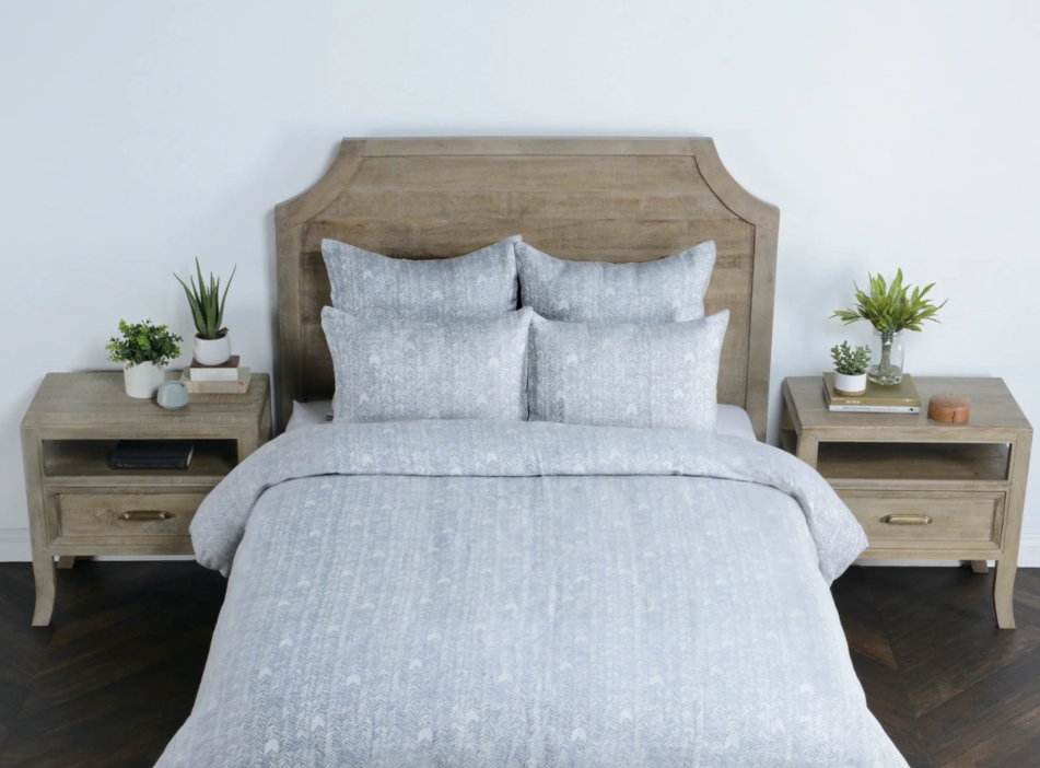 A beautiful French Herringbone duvet and a French Country bedroom set