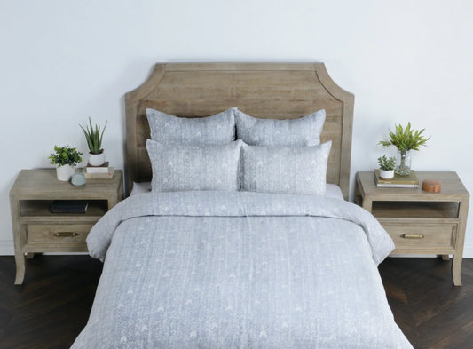 A beautiful French Herringbone duvet and a French Country bedroom set