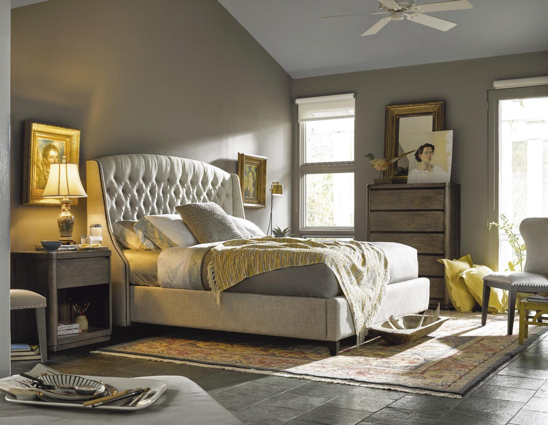 A vintage inspired boho chic bedroom set