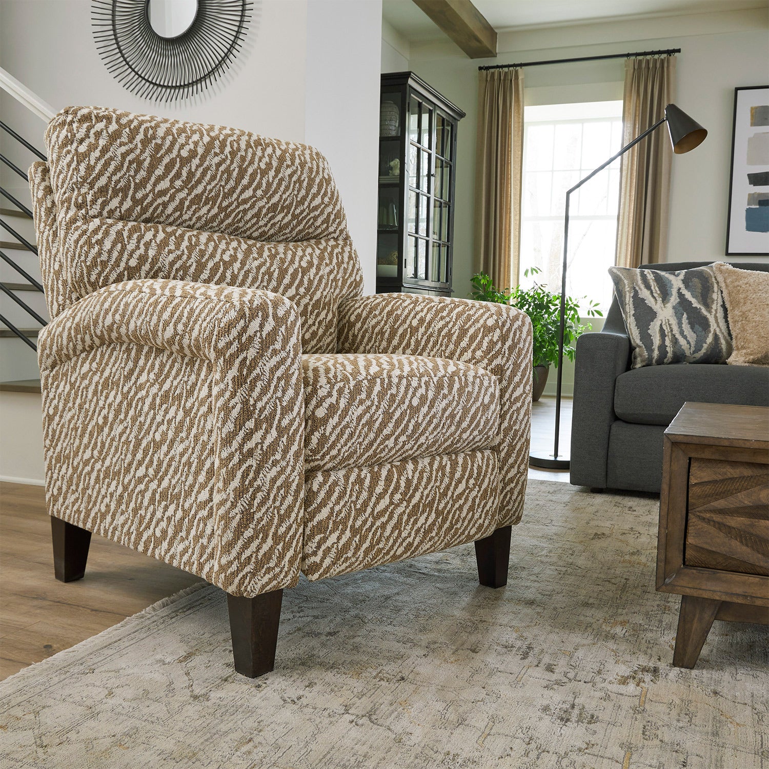 Wynne High Leg Recliner- Custom - Chapin Furniture