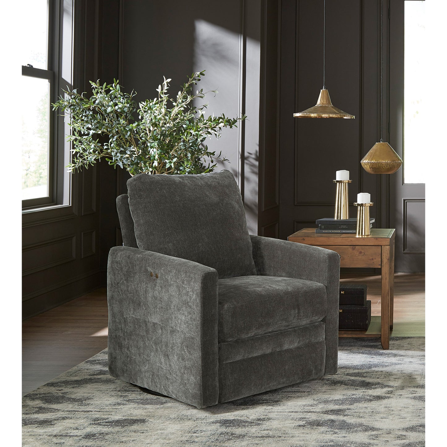 Giana Swivel Recliner - Custom - Chapin Furniture