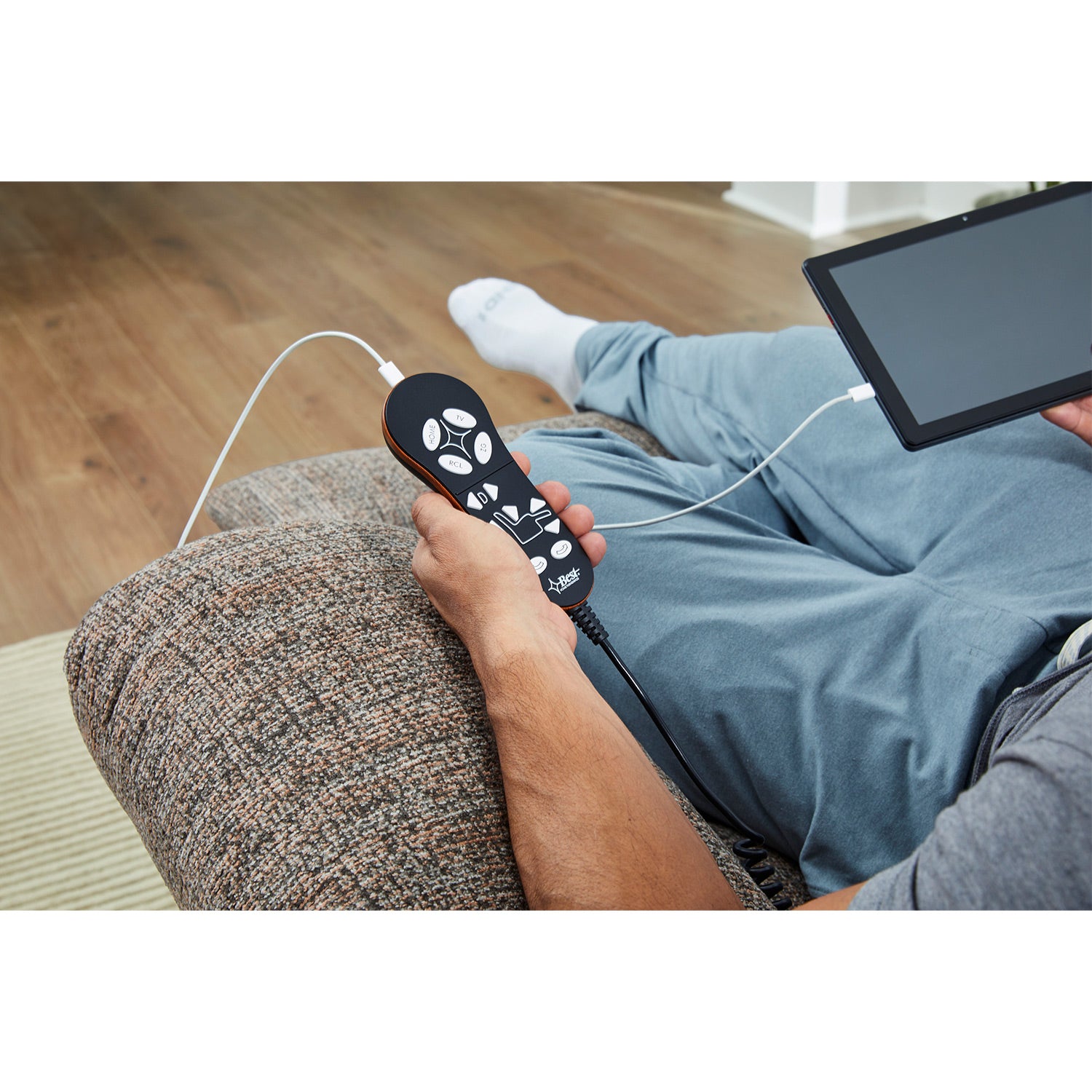 Leslie Bodyrest Recliner- Custom - Chapin Furniture