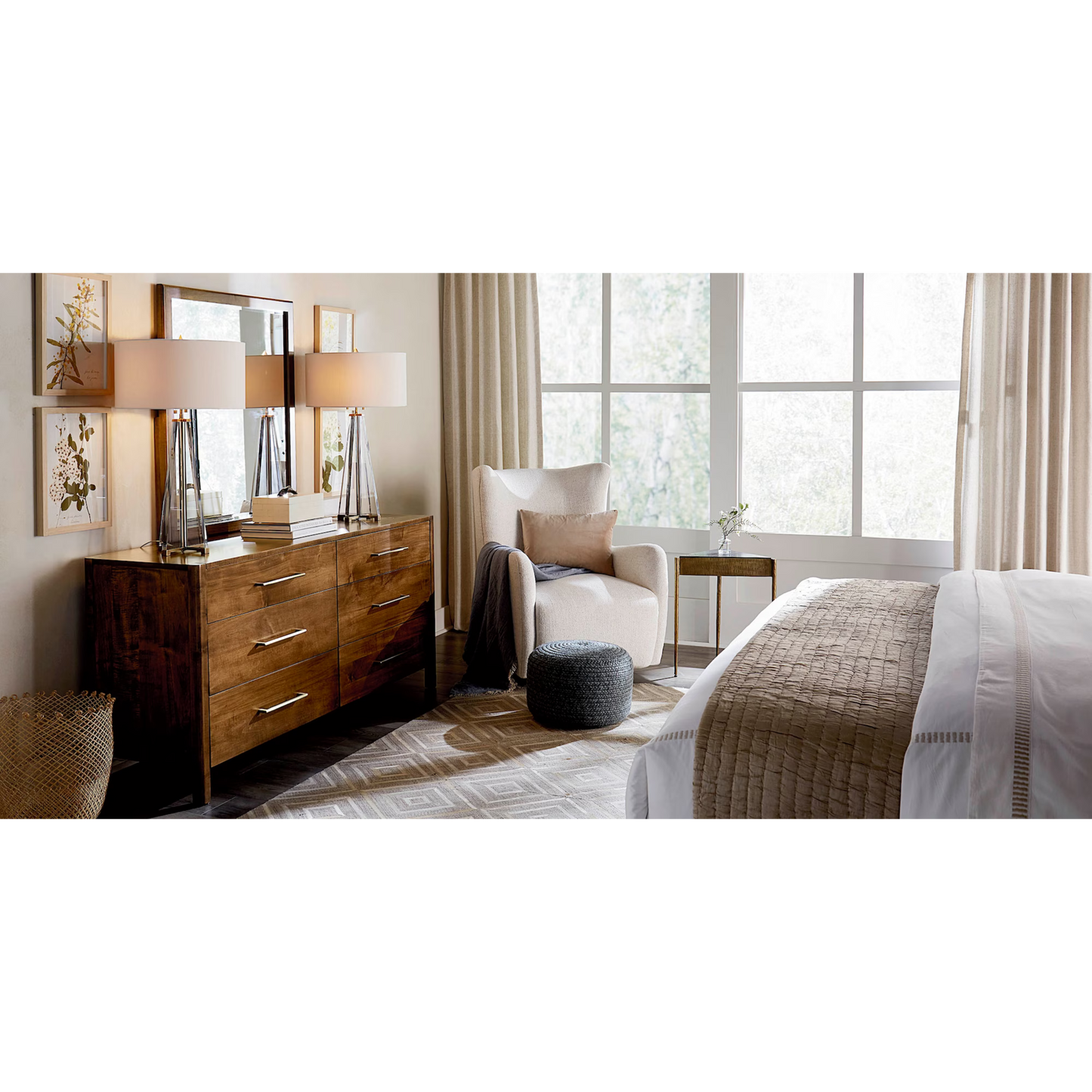 Benchmade Parkway Dresser Mirror - Tobacco - Chapin Furniture