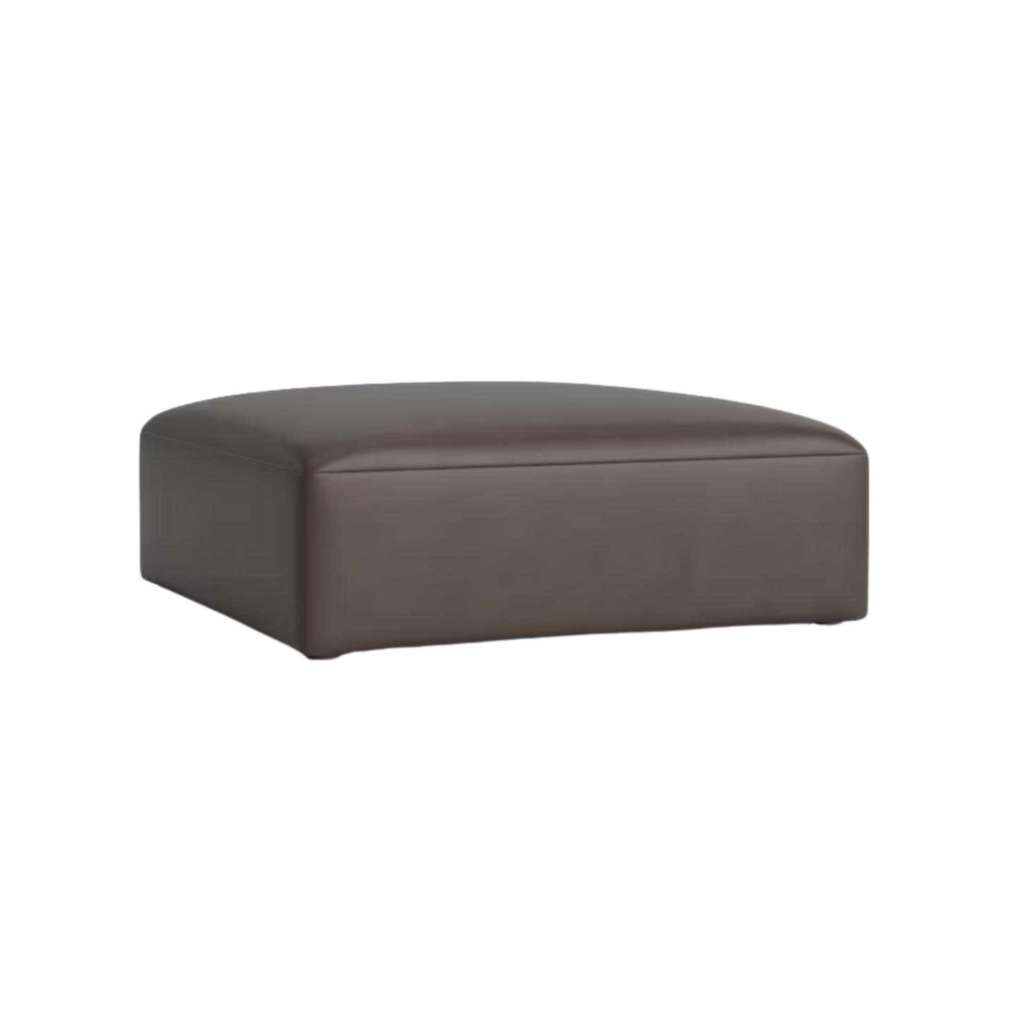 Clyde Leather Ottoman - Custom - Chapin Furniture