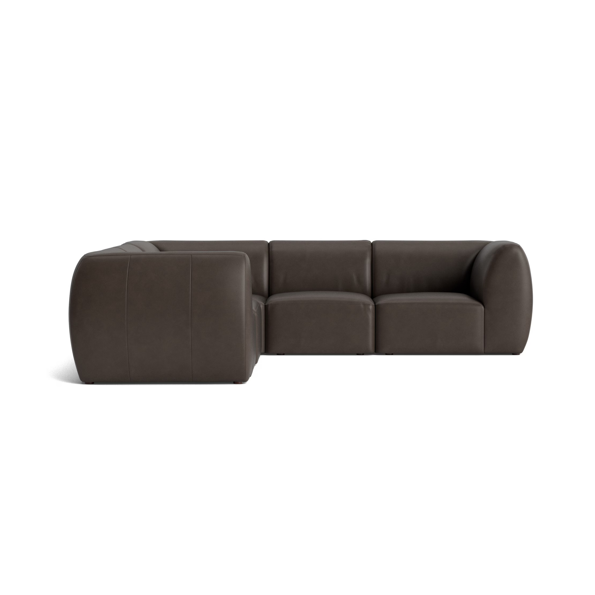 Clyde Modular L-Shaped Leather Sectional - Custom - Chapin Furniture