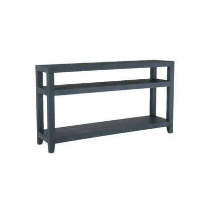 Ventura Raffia Console Table - Pacific Blue - Chapin Furniture
