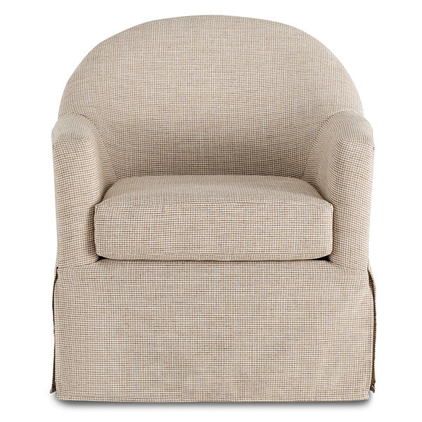 Meg Slipcovered Swivel Chair- Custom - Chapin Furniture