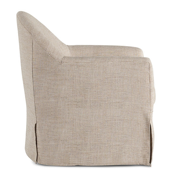 Meg Slipcovered Swivel Chair- Custom - Chapin Furniture