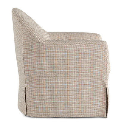 Meg Slipcovered Swivel Chair- Custom - Chapin Furniture