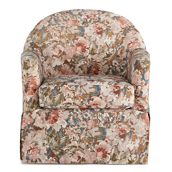 Meg Slipcovered Swivel Chair- Custom - Chapin Furniture