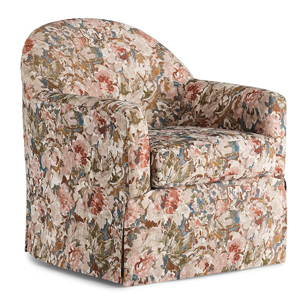 Meg Slipcovered Swivel Chair- Custom - Chapin Furniture