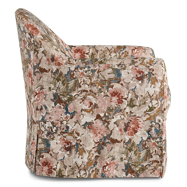 Meg Slipcovered Swivel Chair- Custom - Chapin Furniture