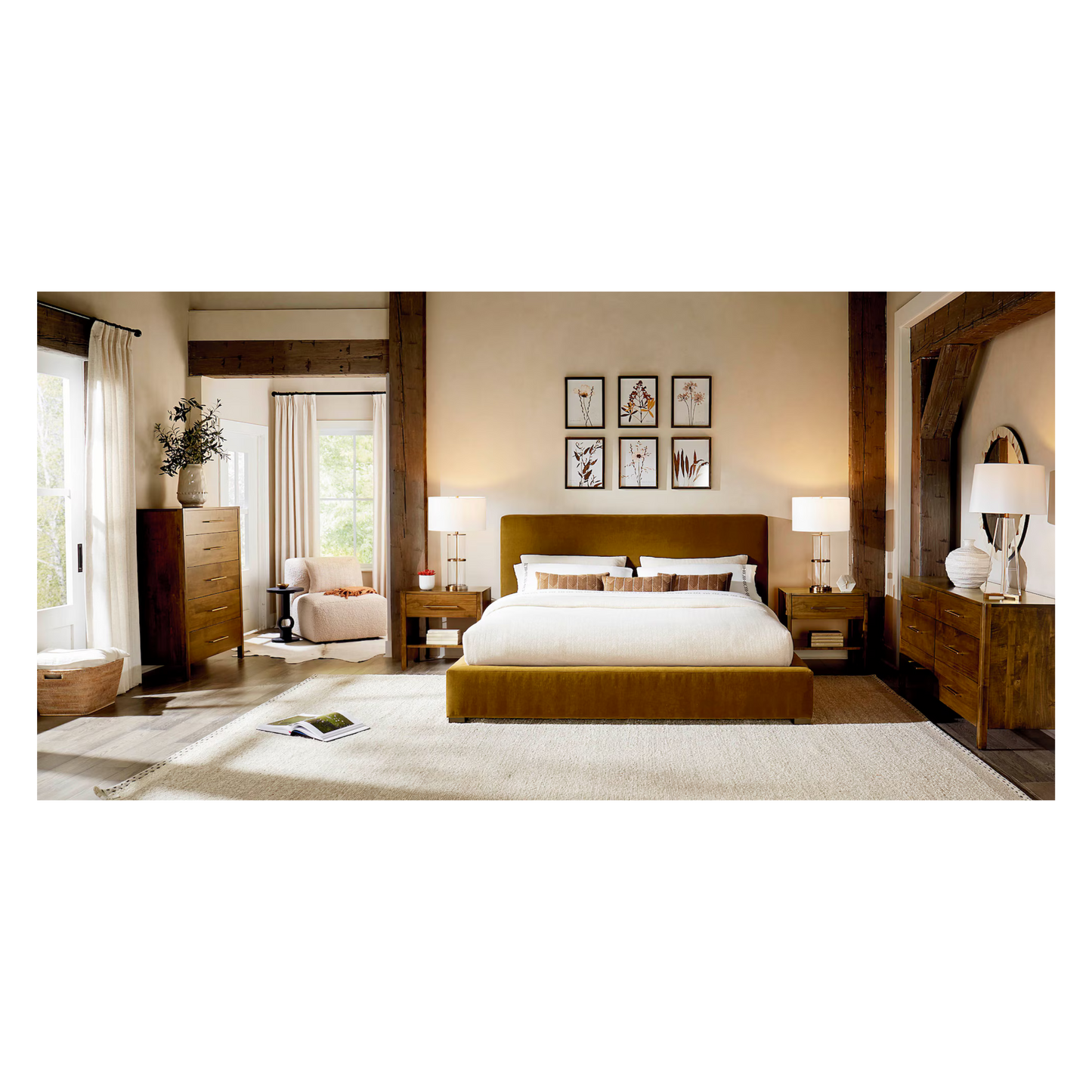 Benchmade Parkway Bedside Table - Tobacco - Chapin Furniture