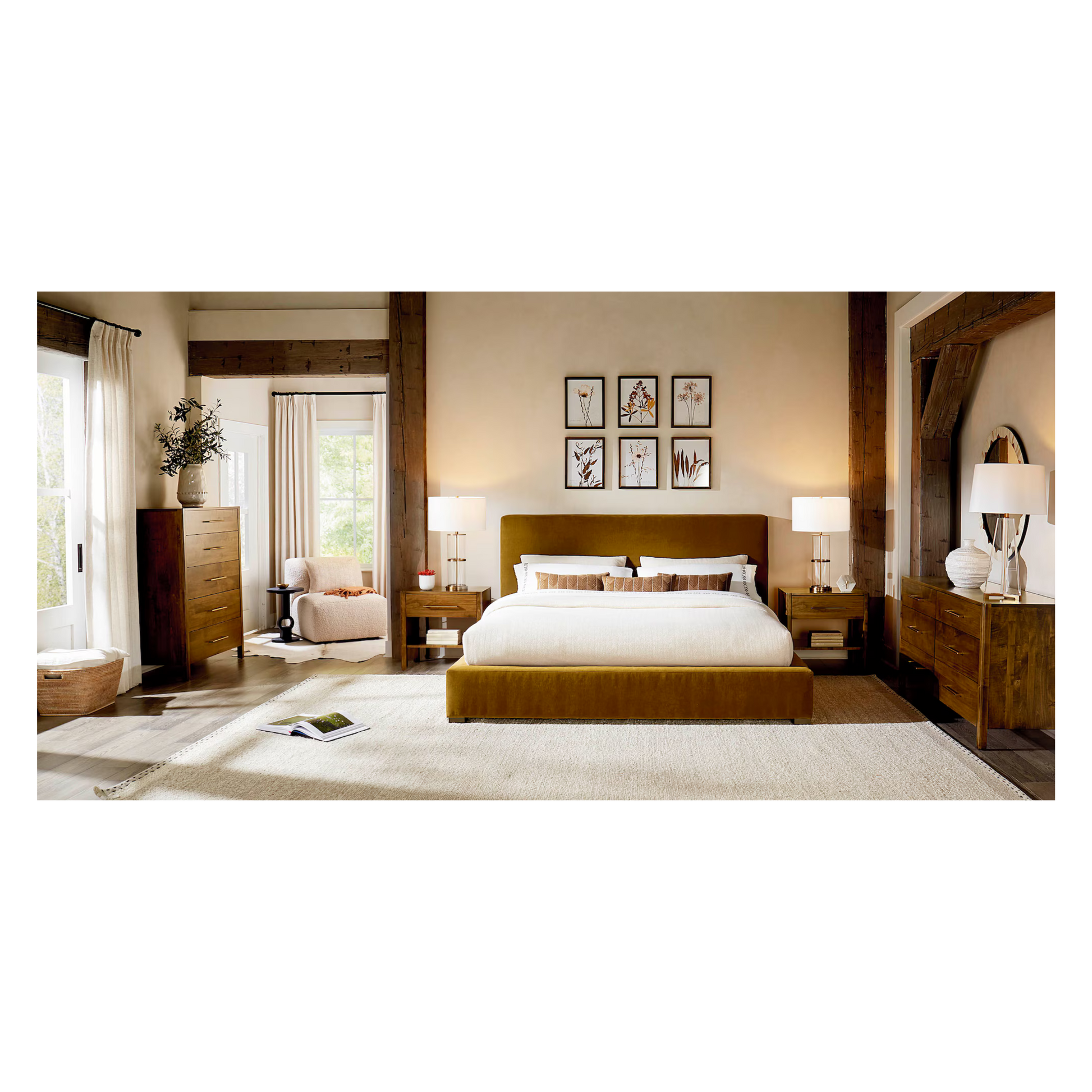 Benchmade Parkway Bedside Table - Tobacco - Chapin Furniture