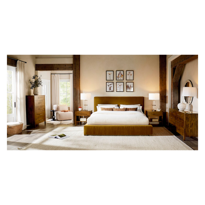 Benchmade Parkway Bedside Table - Tobacco - Chapin Furniture