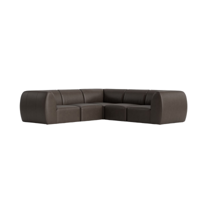 Clyde Modular L-Shaped Leather Sectional - Custom - Chapin Furniture