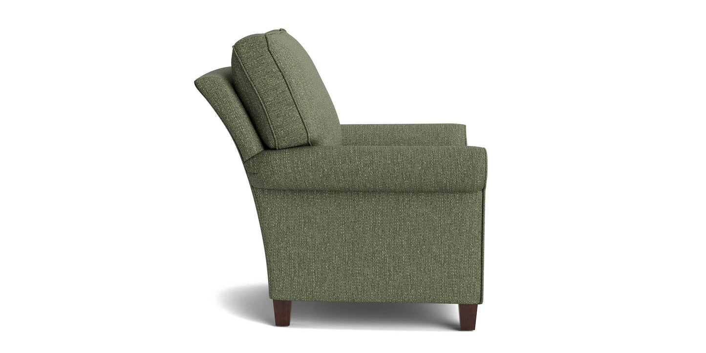 Oswell Roll Arm Accent Chair- Custom - Chapin Furniture