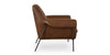 Richfield Leather Accent Chair- Cork Leather - Chapin Furniture