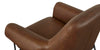 Richfield Leather Accent Chair- Cork Leather - Chapin Furniture