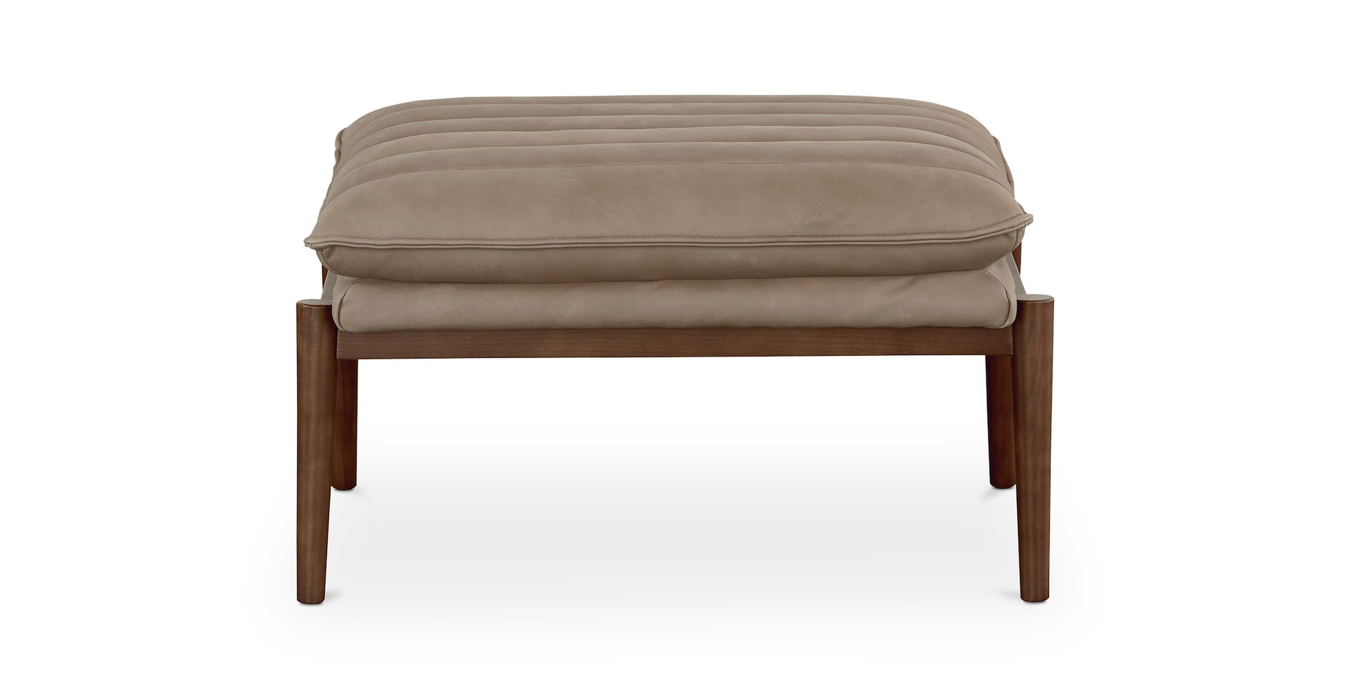 Ellis Leather Ottoman - Chapin Furniture