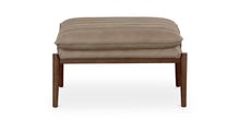 Ellis Leather Ottoman - Chapin Furniture