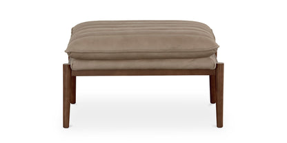 Ellis Leather Ottoman - Chapin Furniture