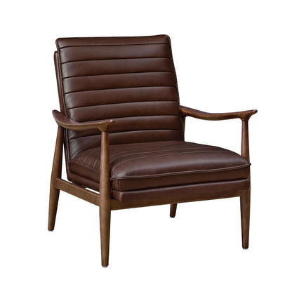Ellis Leather Accent Chair - Chapin Furniture