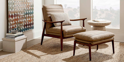 Ellis Leather Accent Chair - Chapin Furniture