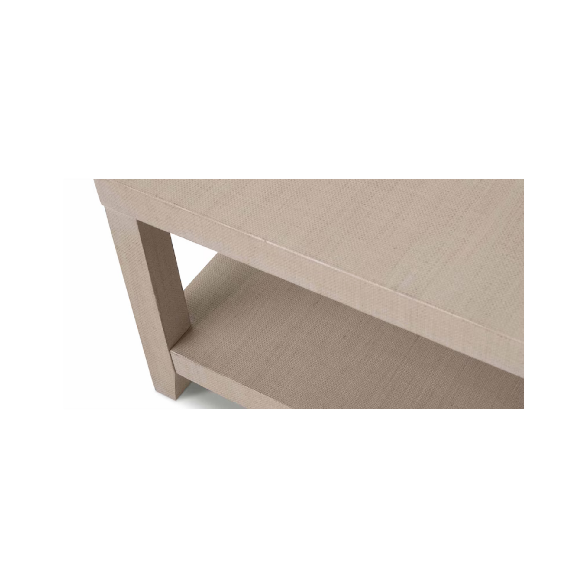 Ventura Raffia Rectangle Cocktail Table - Sand Grey - Chapin Furniture