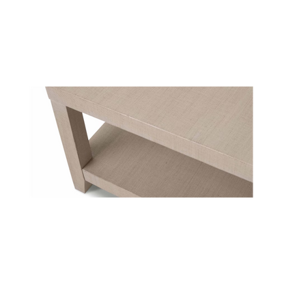 Ventura Raffia Rectangle Cocktail Table - Sand Grey - Chapin Furniture