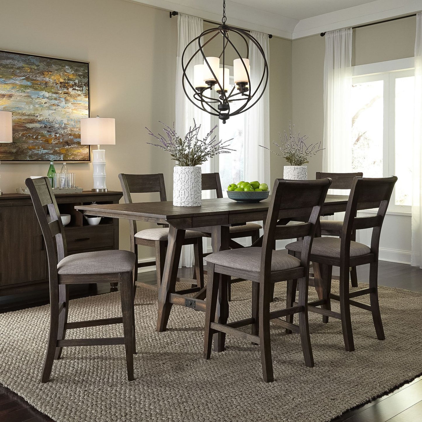 Double Bridge Gathering Dining Table Set - Chapin Furniture