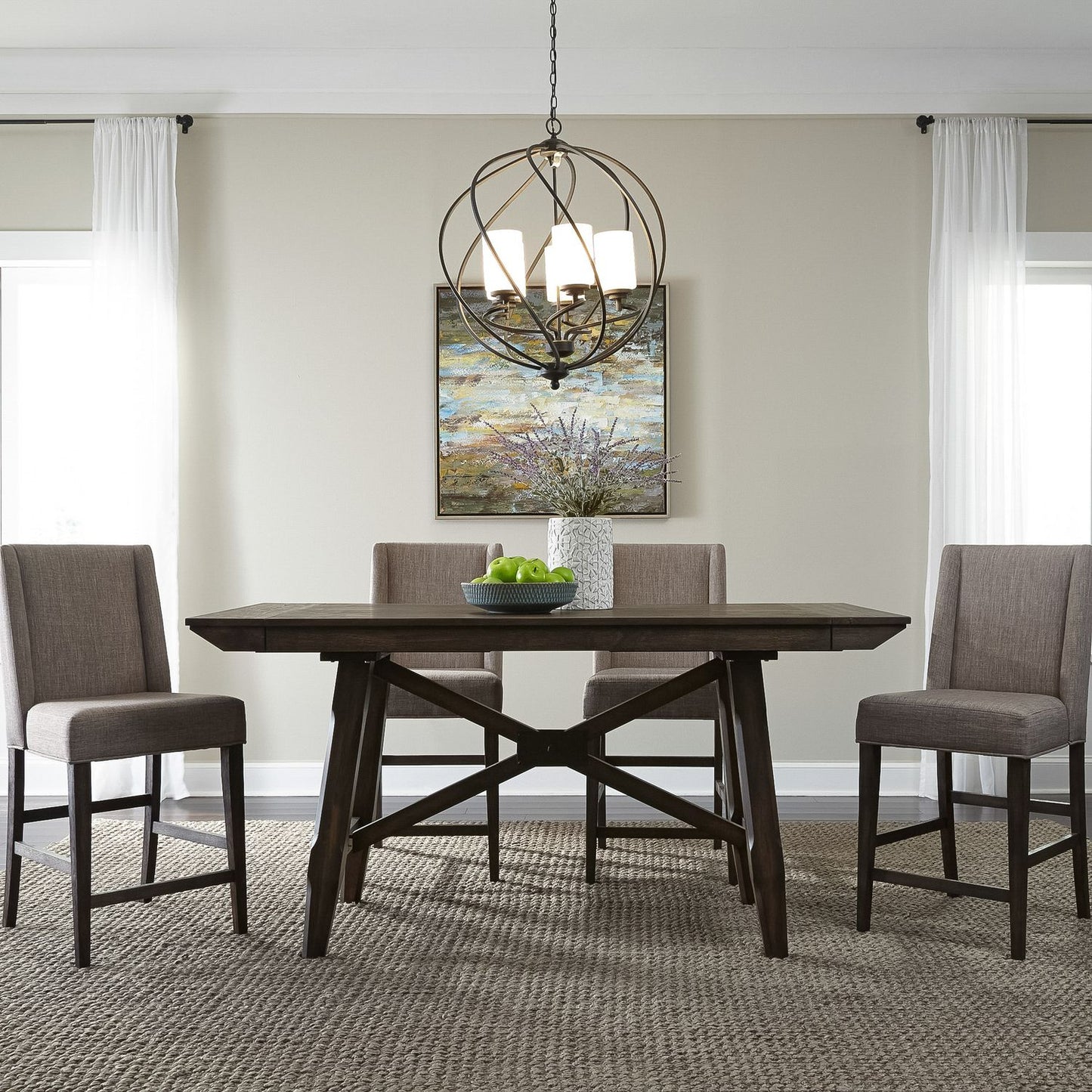 Double Bridge Gathering Dining Table Set - Chapin Furniture