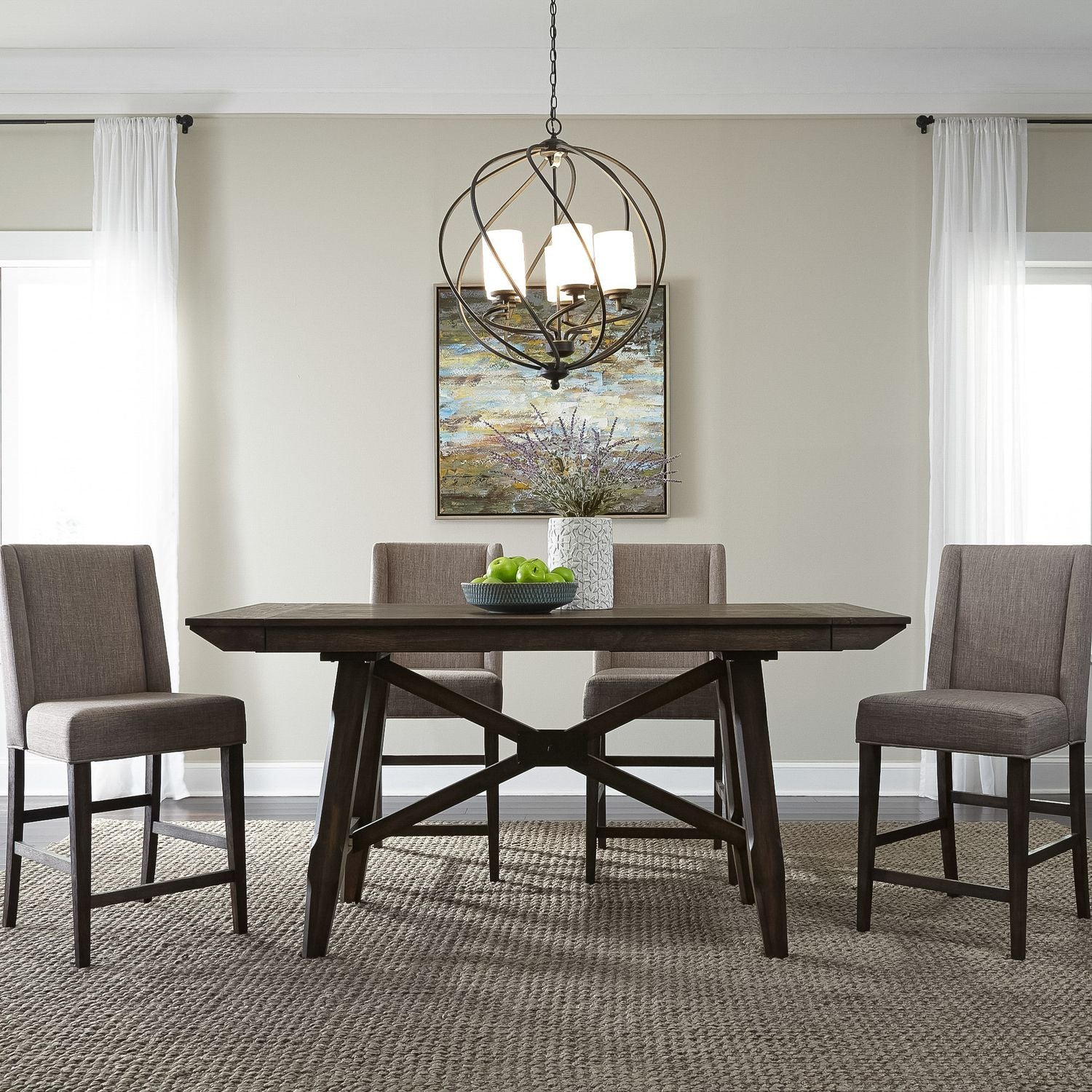 Double Bridge Gathering Dining Table Set - Chapin Furniture
