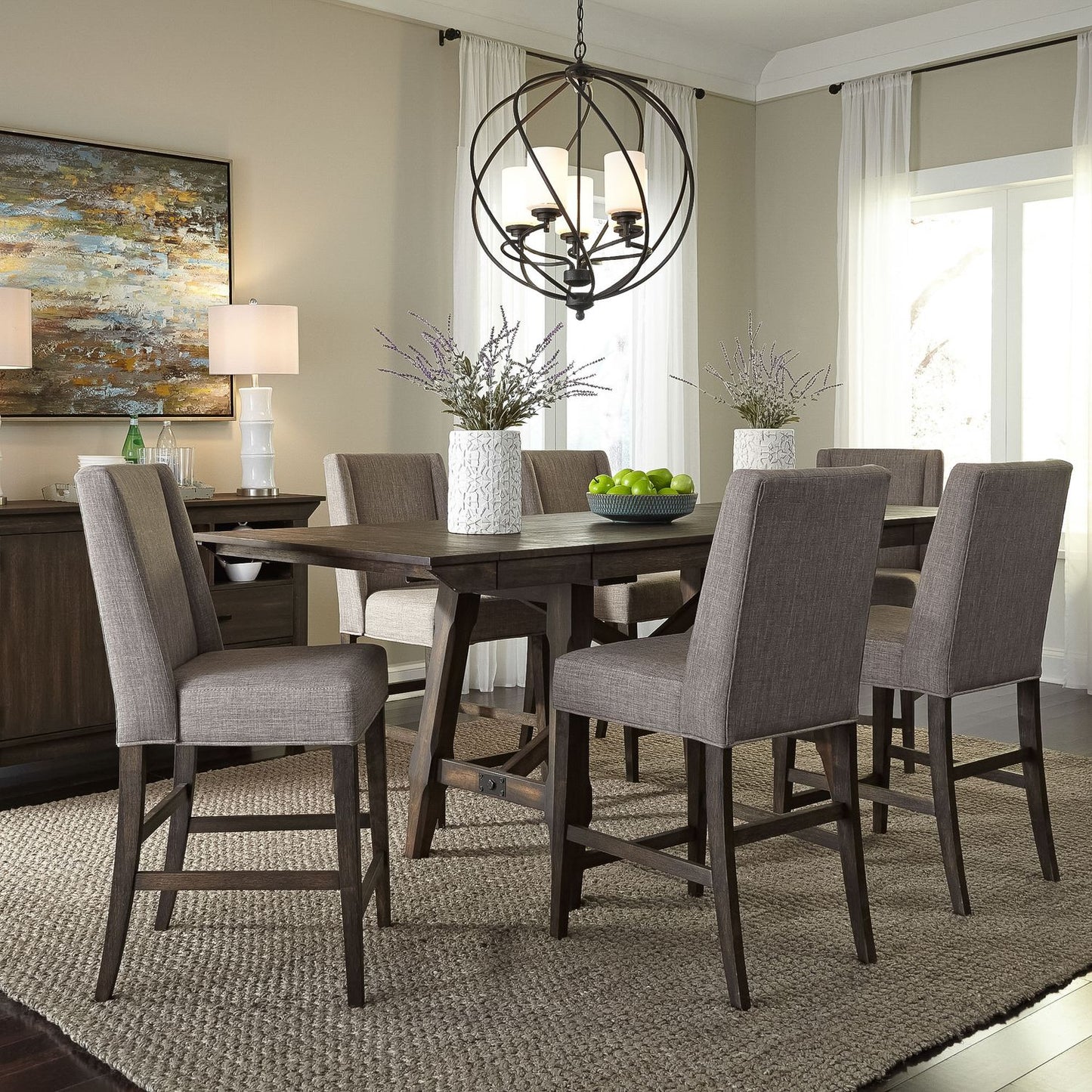 Double Bridge Gathering Dining Table Set - Chapin Furniture