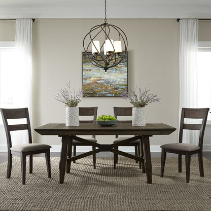 Double Bridge Trestle Dining Table Set - Chapin Furniture