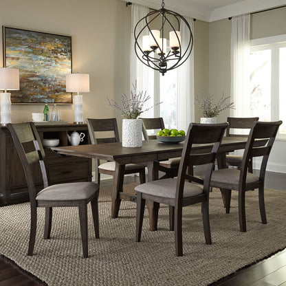 Double Bridge Trestle Dining Table Set - Chapin Furniture
