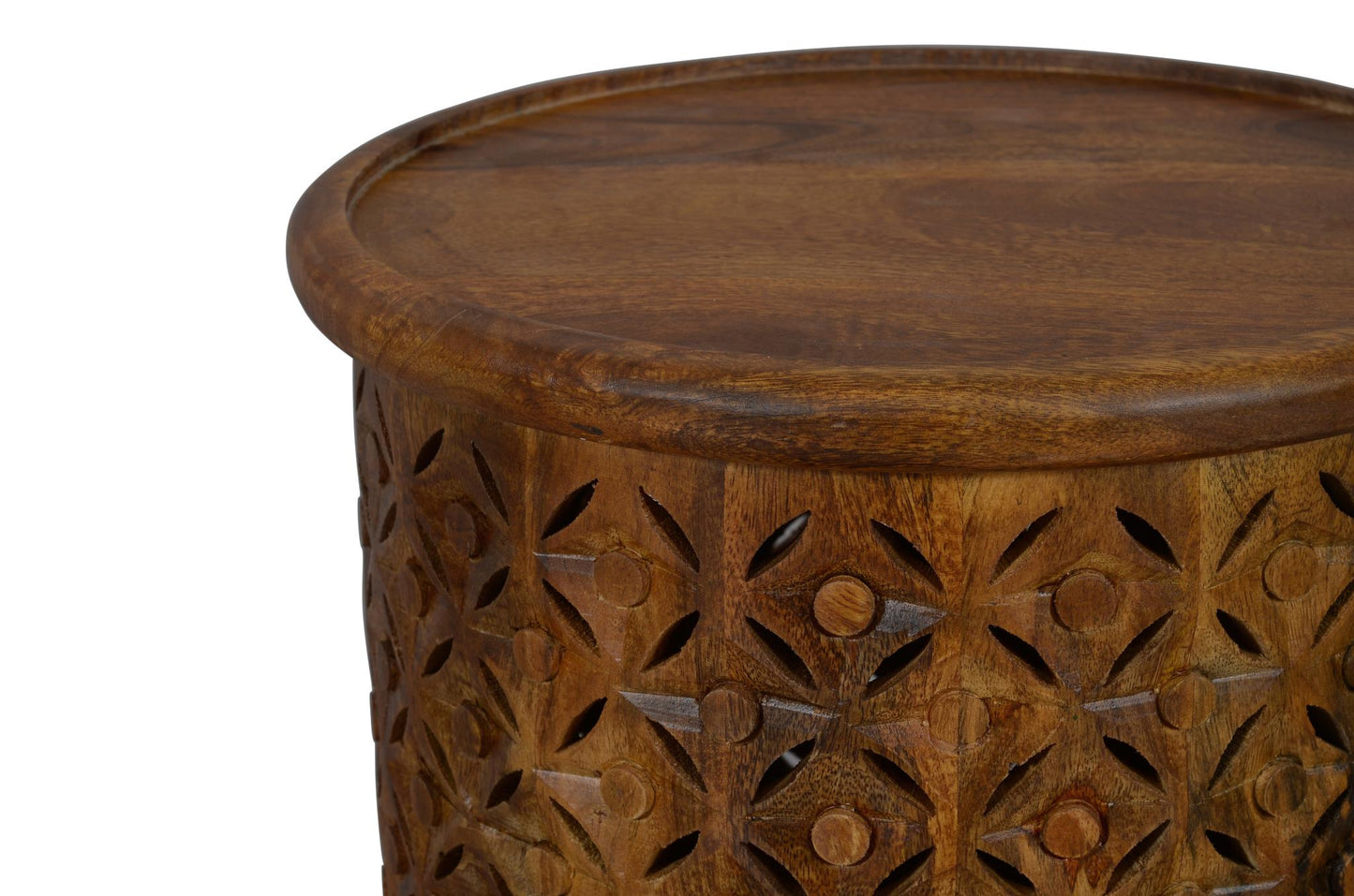 Decker Small Drum Table - Mango - Chapin Furniture
