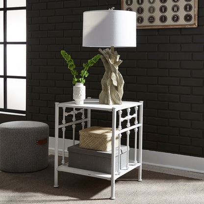 Vintage Metal Open Nightstand - Chapin Furniture