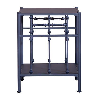 Vintage Metal Open Nightstand - Chapin Furniture