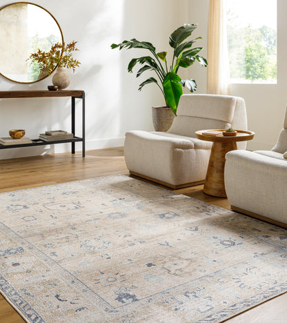 Marlon MLO-2306 Rug- Beige, Blue - Chapin Furniture