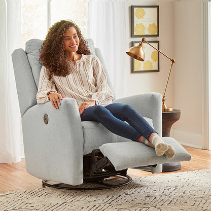 Heatherly Swivel  Glide Recliner- Custom - Chapin Furniture