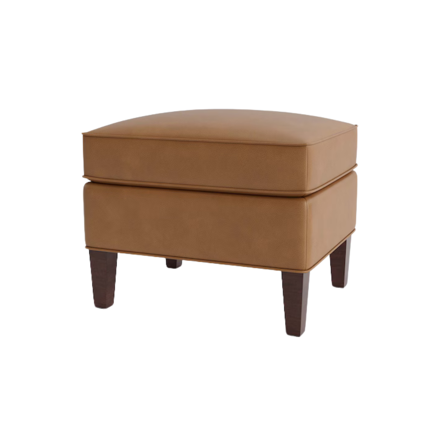 Kent Leather Ottoman - Custom - Chapin Furniture