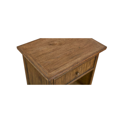 Surry Bedside Table - Truffle Oak - Chapin Furniture