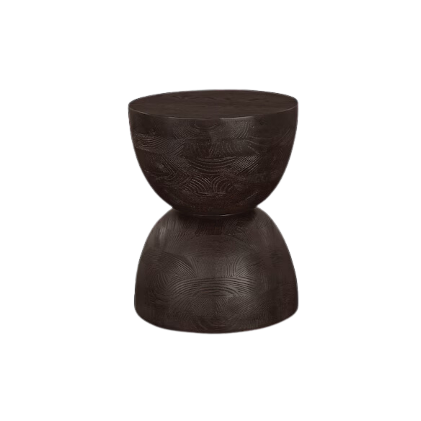 Tahiti Round Lamp Table - Ember - Chapin Furniture