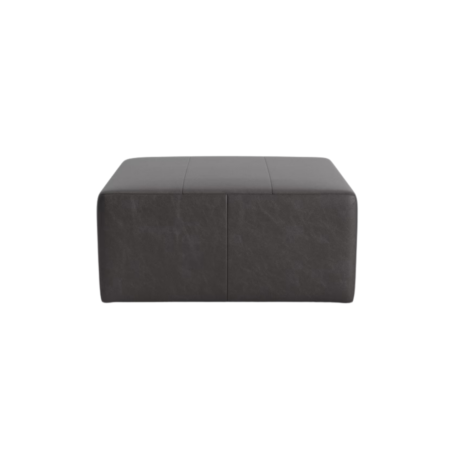 Kelly 38" Square Leather Ottoman - Custom - Chapin Furniture