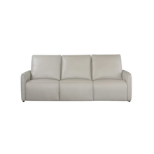 Everett Leather Reclining Sofa - Light Grey - Chapin Furniture