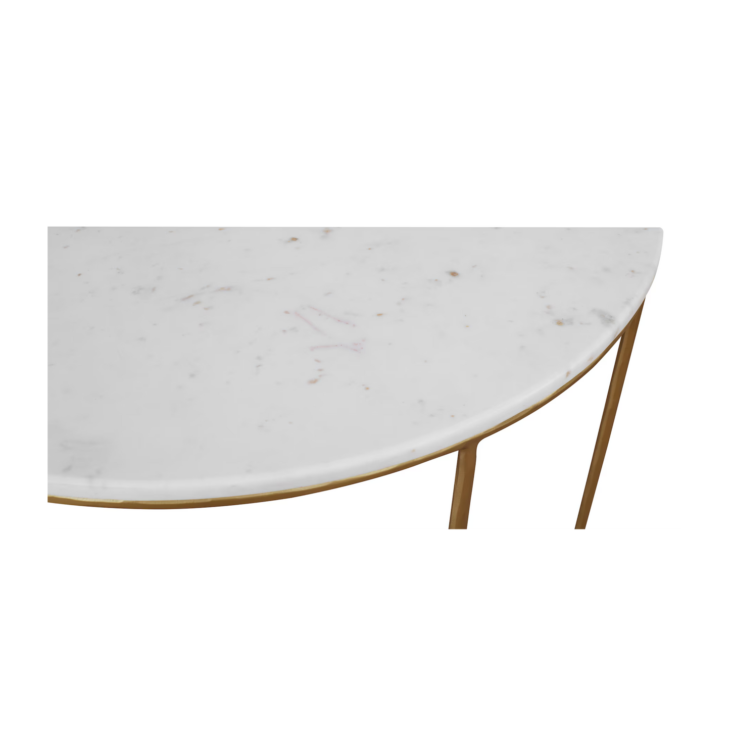 Keswick Demilune Console Table - Bronze - Chapin Furniture