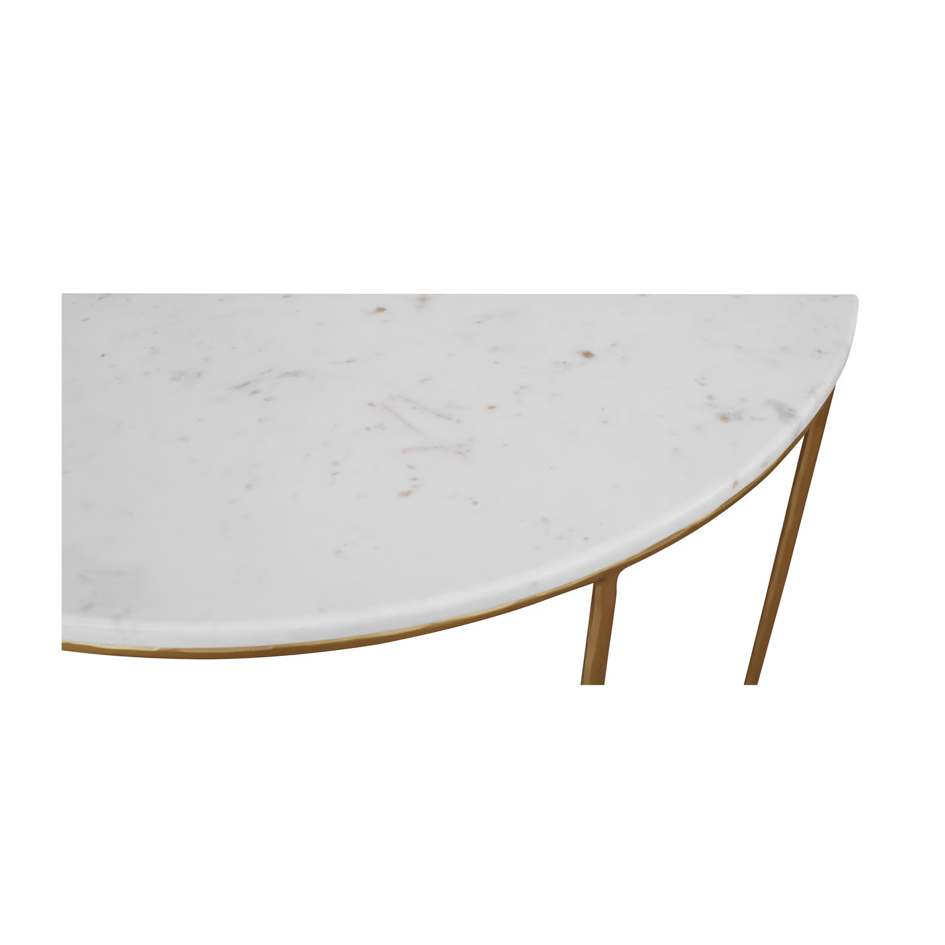 Keswick Demilune Console Table - Bronze - Chapin Furniture